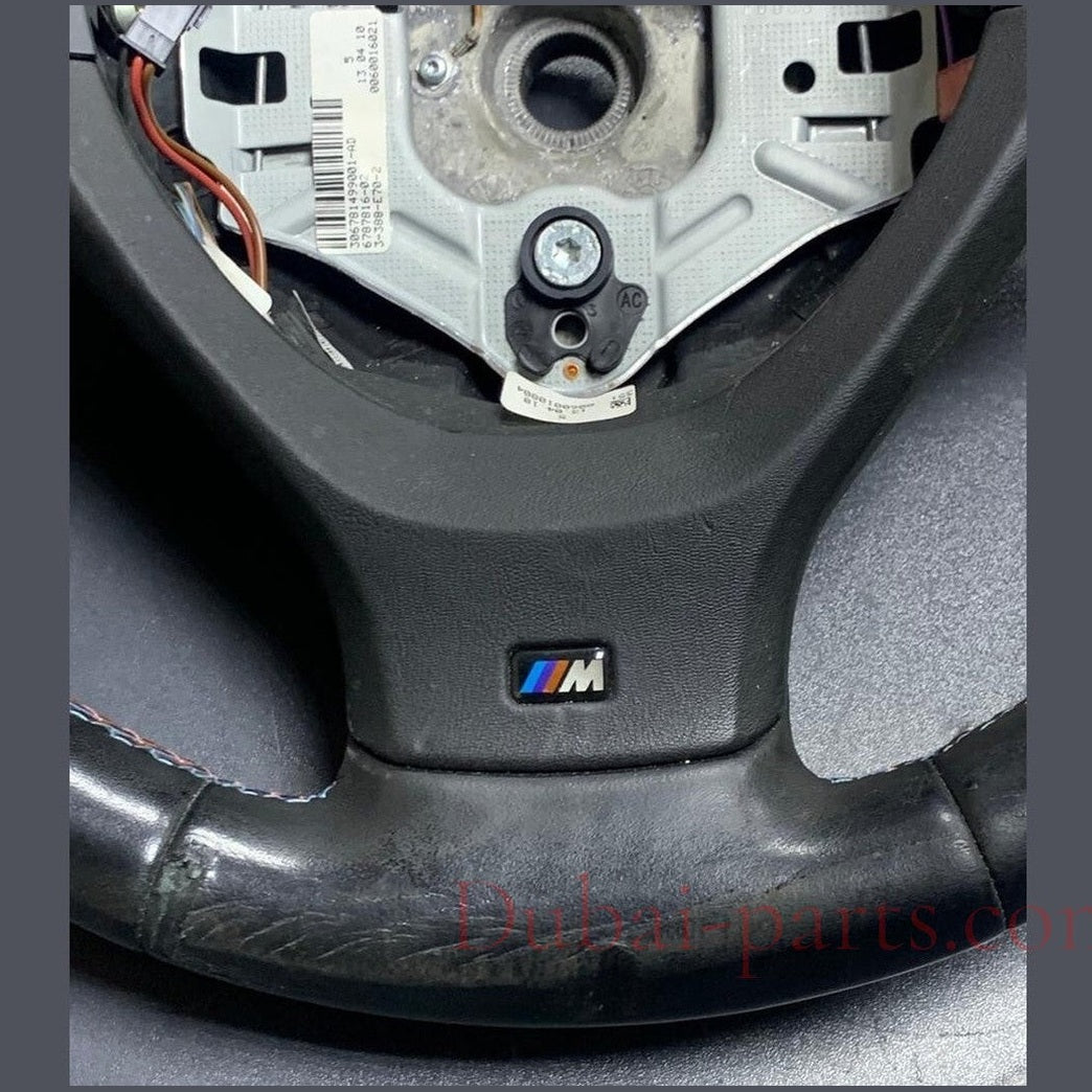 2011 BMW X5 X6 E70 E71 M Black Steering Wheel Leather  Paddle Shift OEM 6787816