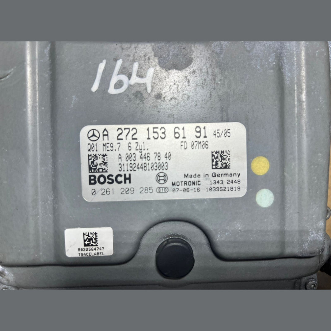 07-13 Mercedes W164 ML GL Engine Control Module Unit ECM ECU A272 1536191 OEM