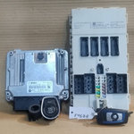 Load image into Gallery viewer, OEM BMW 320d N47N F30 2013 ENGINE CONTROL UNIT DDE ECU KIT  USED - 8573259