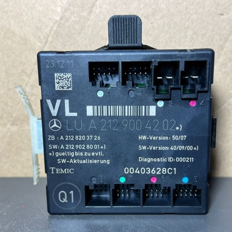 Mercedes-Benz W212 E-Class Front Left Side Door Control Module A212 9004202 OEM