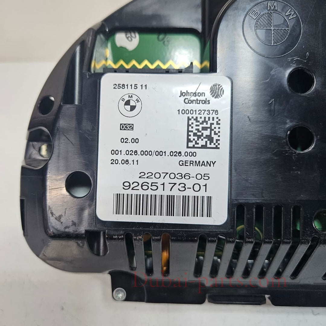 2011 BMW 5 Series F10 F11 X3 F25 X4 F26 Instrument Cluster Speedometer 9265173