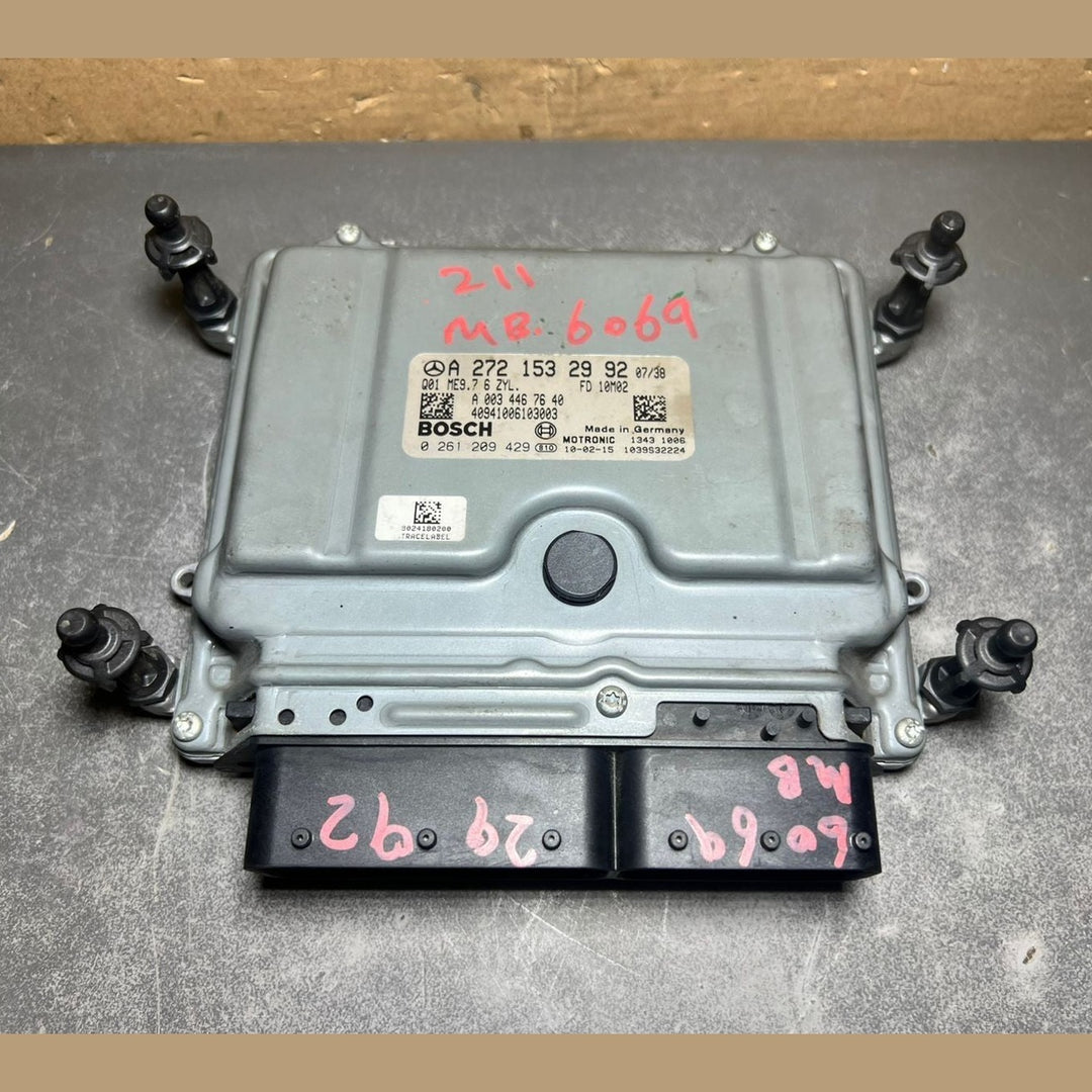 08-10 Mercedes W211 E-Klasse Motorsteuergerät Gerät ECM ECU A272 1532992 OEM