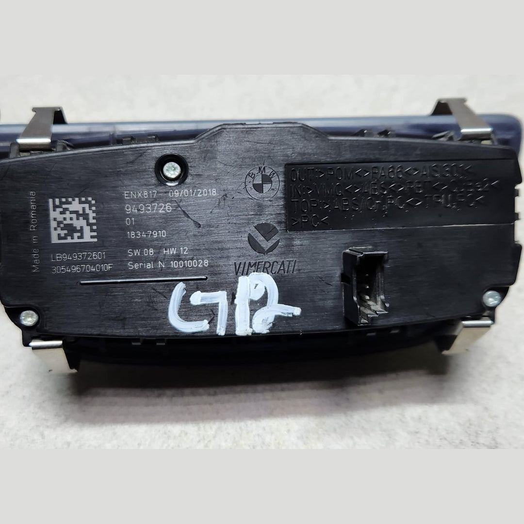 BMW 7 Headlight Control Switch Front Chrome 9493726 7 Series G11 G12 