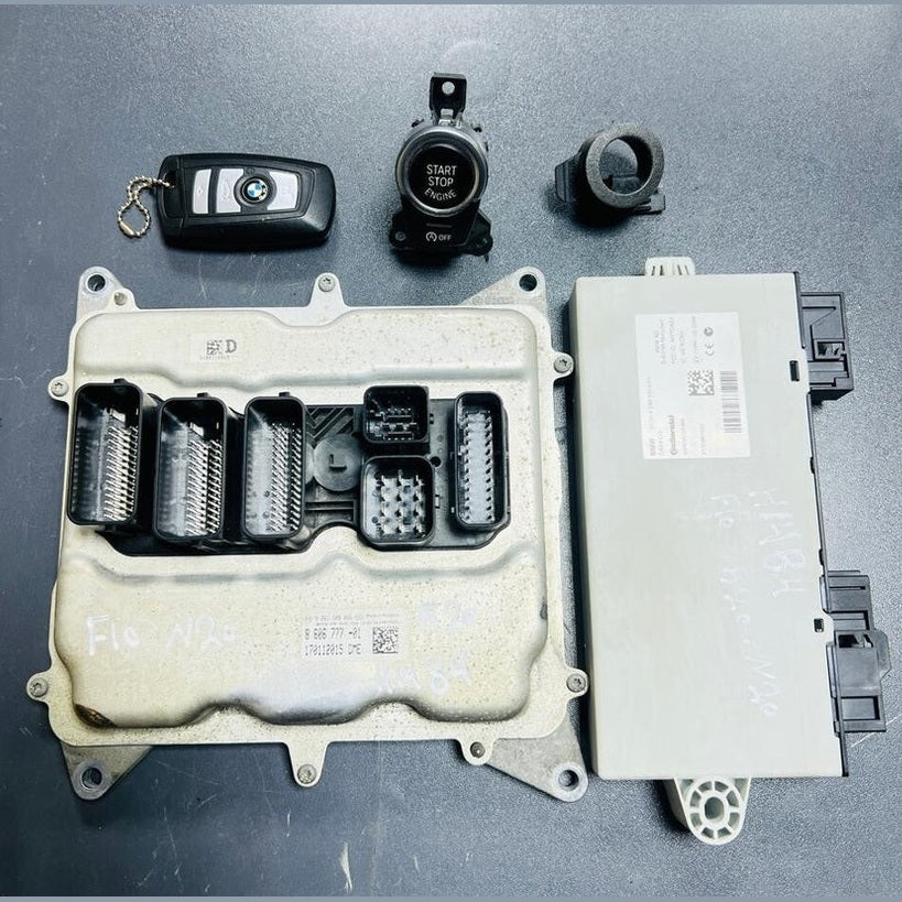 BMW 2013 520i F10 N20 ENGINE CONTROL COMPUTER ECU UNIT KIT DME 8606777