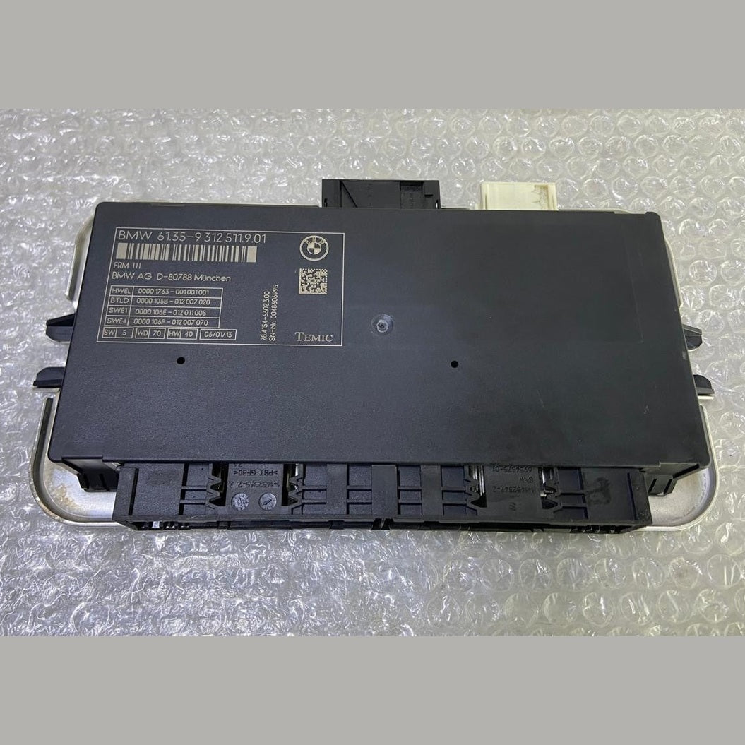 OEM BMW 7 SERIES F01 F02 F11 F12 LIGHT CONTROL MODULE ECU UNIT FRM III 9312511