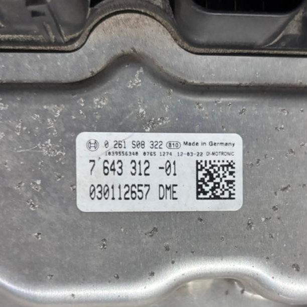 BMW 3,5 SERIES F30 F10 F11 X3 F25 N20 ENGINE CONTROL ECU MODULE DME 7643312