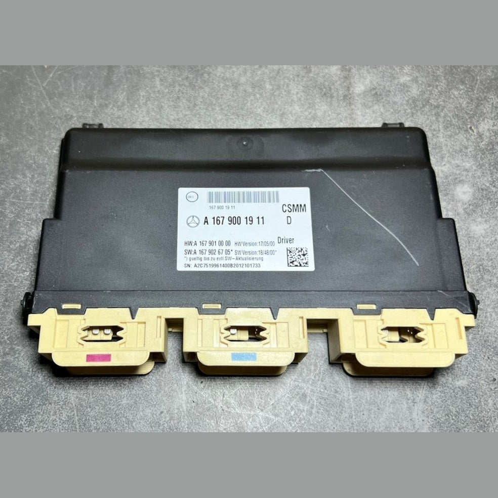 17-21 Mercedes Benz W177 A-Class Driver Seat Control Module A167 9001911 OEM