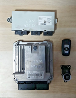 Load image into Gallery viewer, BMW X3 F25 N57 Engine CONTROL MODULE ECU Kit DDE+CAS4 + 1KEY 8586539 OEM