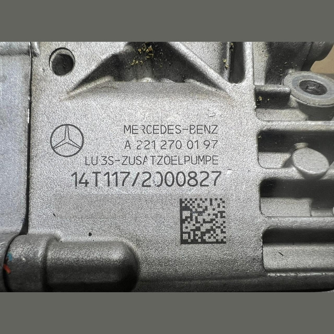 07-13 Mercedes Benz W221 722.9 Transmission Oil Auxiliary Pump A221 2700197 OEM
