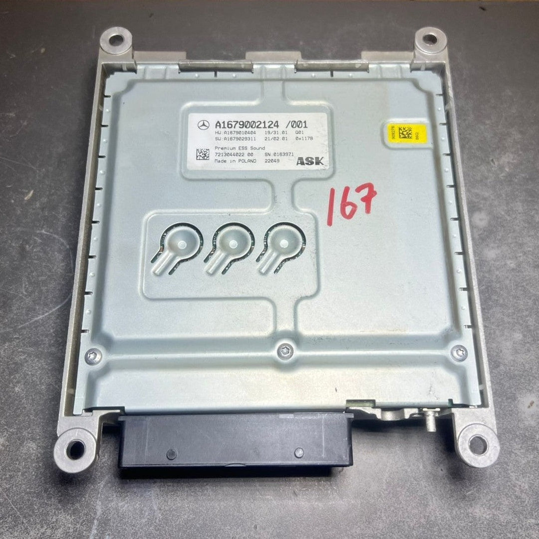 20-22 Mercedes W167 Burmester ASK Sound Amplifier Assembly A167 9002124 OEM