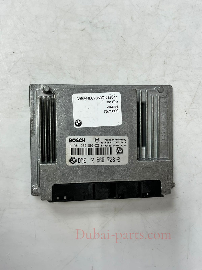 06-07 BMW N62 E66 550i E65 Engine Control Module ECU SET DME+CAS/ZAS RD 7566706