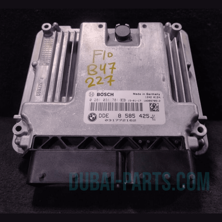 BMW F10 F11 LCI 520d B47 190HP ENGINE CONTROL UNIT MODULE ECU ONLY DDE - 8585425