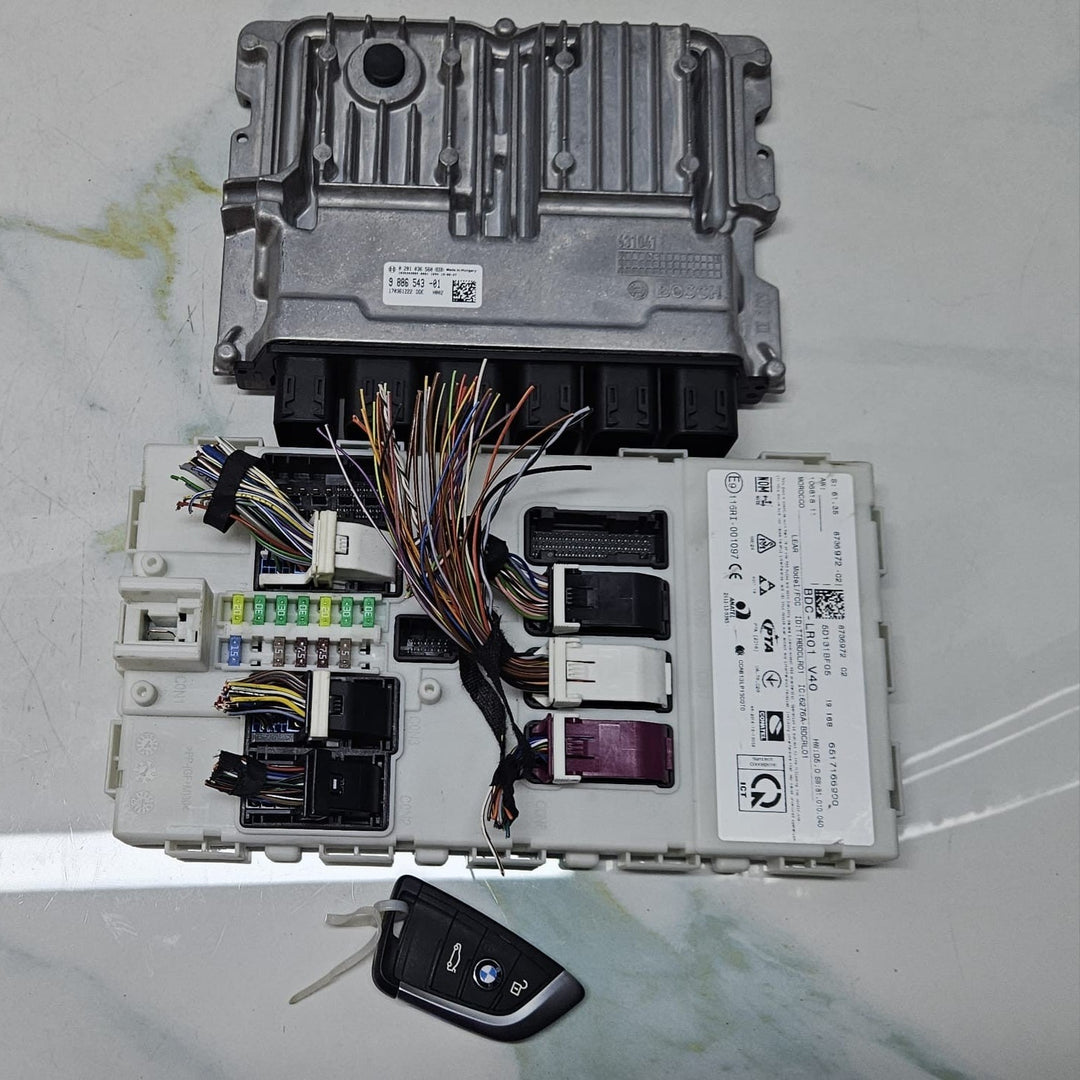 BMW B47C20B F39 X2 ENGINE CONTROL UNIT DDE ECU SET 9886543 BOSCH