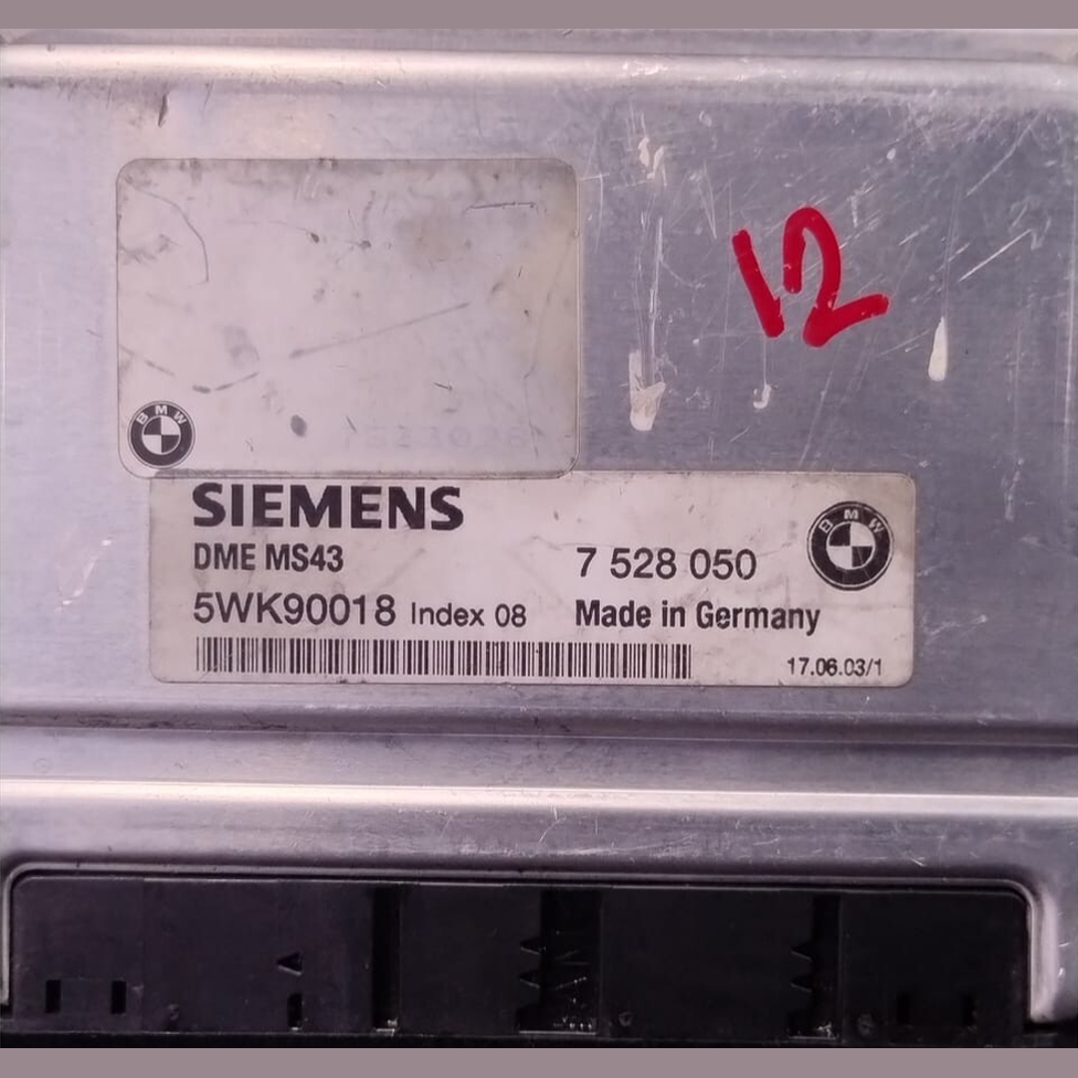 BMW 3 5 SERIES E46 E39 Z3 E36  ENGINE CONTROL UNIT MODULE ECU ONLY  - 7528050