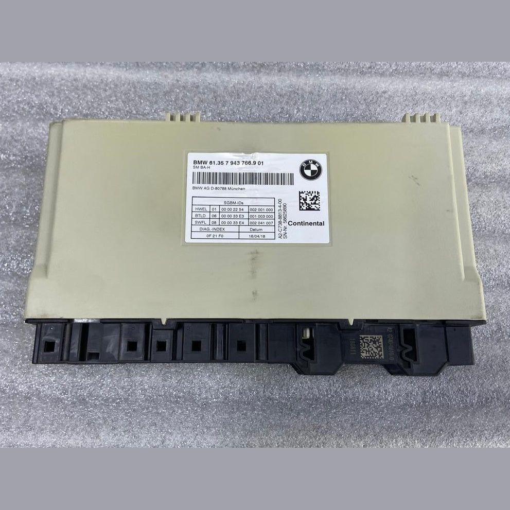 OEM BMW X3 G-SERIES SEAT CONTROL MODULE 7943766 CONTINENTAL