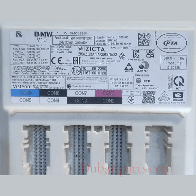BMW I4 G26  3 4 5 7 X3 X5 X6 BODY DOMAIN CONTROLLER BDC 2021-2024 5A86B93
