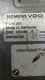 قم بتحميل الصورة إلى عارض الصور، 2008-2010 BMW 528i Engine Control Unit 7576297 DME MSV80 5WK90188 ECU E60 E90