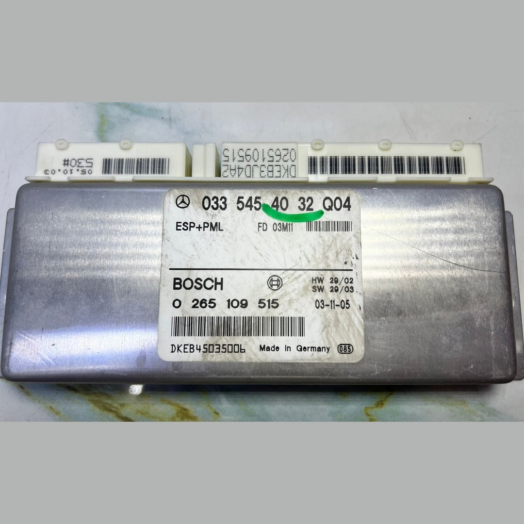 Mercedes Esp Control Unit A0335454032 W211 E Class and R230 SL