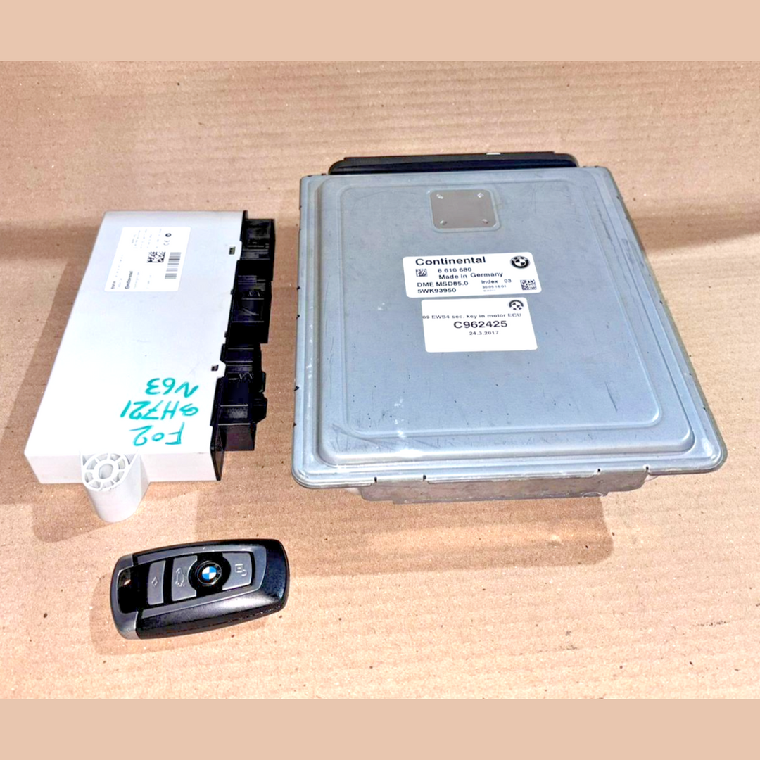 BMW 5 SERIES F02  F10 550I N63 ENGINE CONTROL UNIT  ECU KIT WITH KEY  8610680