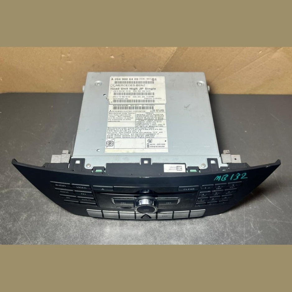 Mercedes W204 Navigation Command Radio Audio Head Unit CD Player A204 9006409