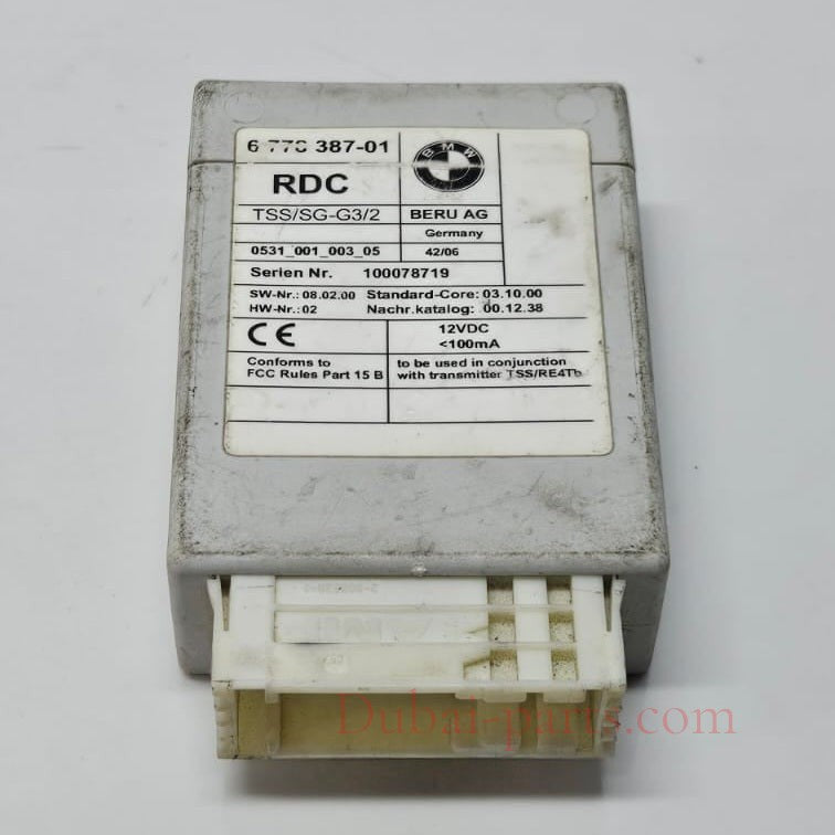 6778387-2007-2010 BMW 328i X5 E70 E63 E64 Tire Pressure Control Module OEM