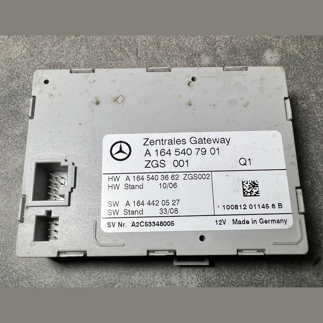 07-13 Mercedes W164 ML350 GL450 Central Gateway Control Module A164 5407901 OEM