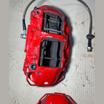 Bild in die Galerieansicht laden, Mercedes-Benz E63 W212 AMG E-Class Front \ Rear Brembo Red Brake Calipers Set