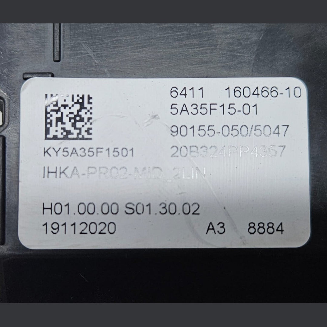 5A35F15-BMW 3 Series G20 G21 Climate Control Module OEM
