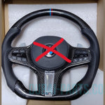 Load image into Gallery viewer, New Carbon MSPORT Steering Wheel with Top lighted Fiber  F30 F25,F36 AFTERMARKET