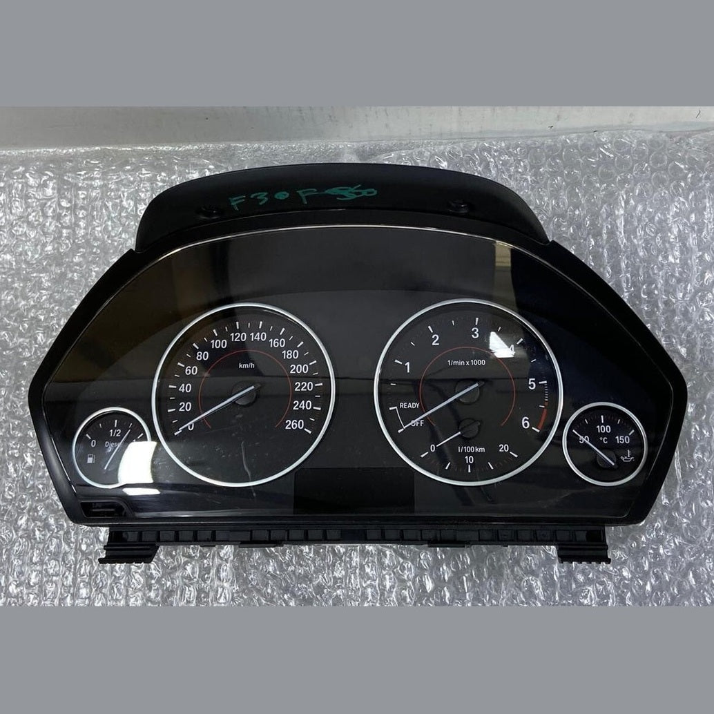 OEM BMW 3 F30, F80 Instrument Cluster Speedometer 9287494 Johnson Controls