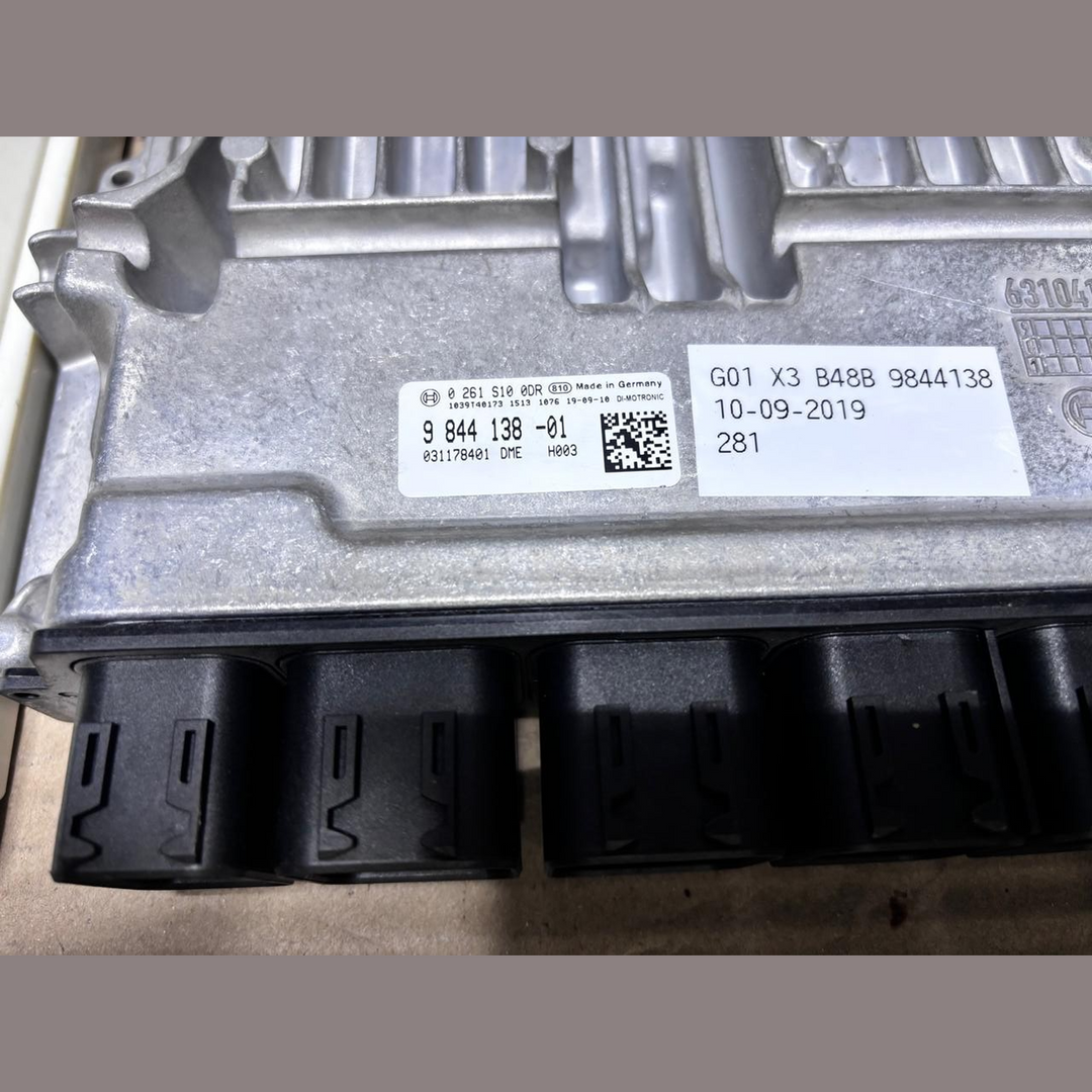 BMW G01 X3 B48B 10/09/2019 ENGINE CONTROL UNIT COMPLETE SET + KEY  -9844138