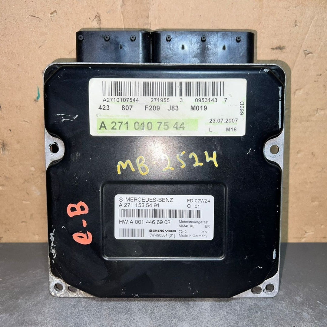 07-09 Mercedes W209 CLK Engine Control Module Unit ECM ECU A271 1535491 OEM
