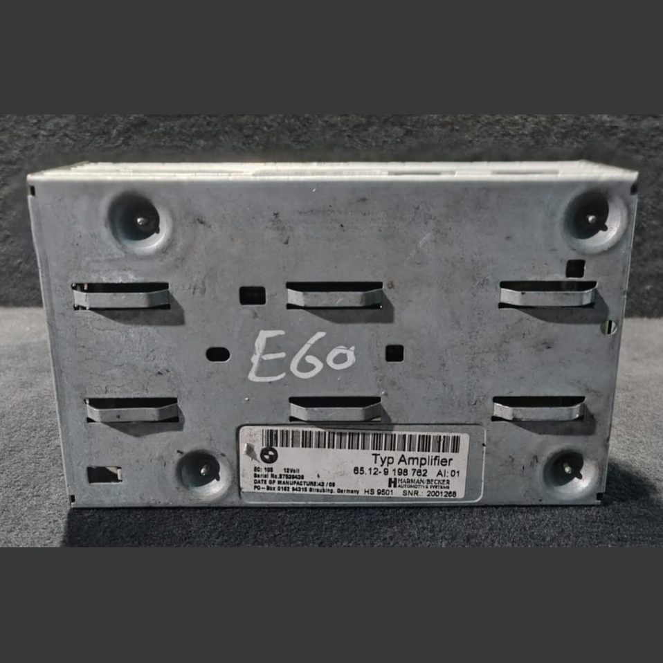 BMW 5 SERIES 535I E60 F10 RADIO STEREO AMPLIFIER HARMAN BECKER - 9198762