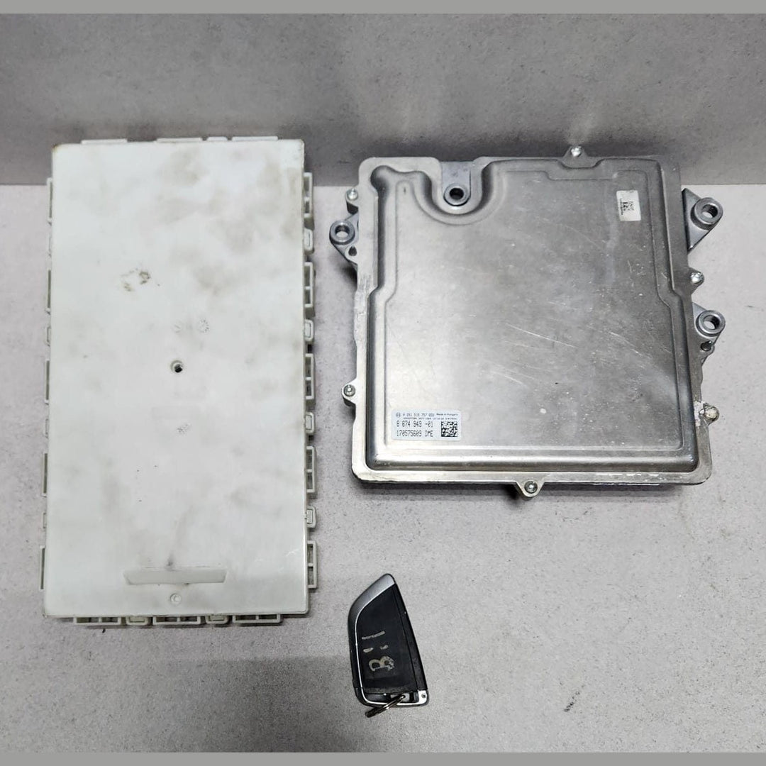 2017 BMW X5 Engine Control Module 8674949 N55 F16 3.0 ECU SET 
