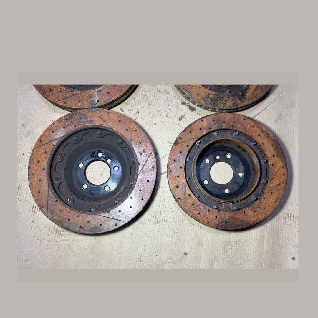 10-14 Mercedes-Benz W212 E-Class AMG E63 Front \ Rear Calipers Brake Discs Set