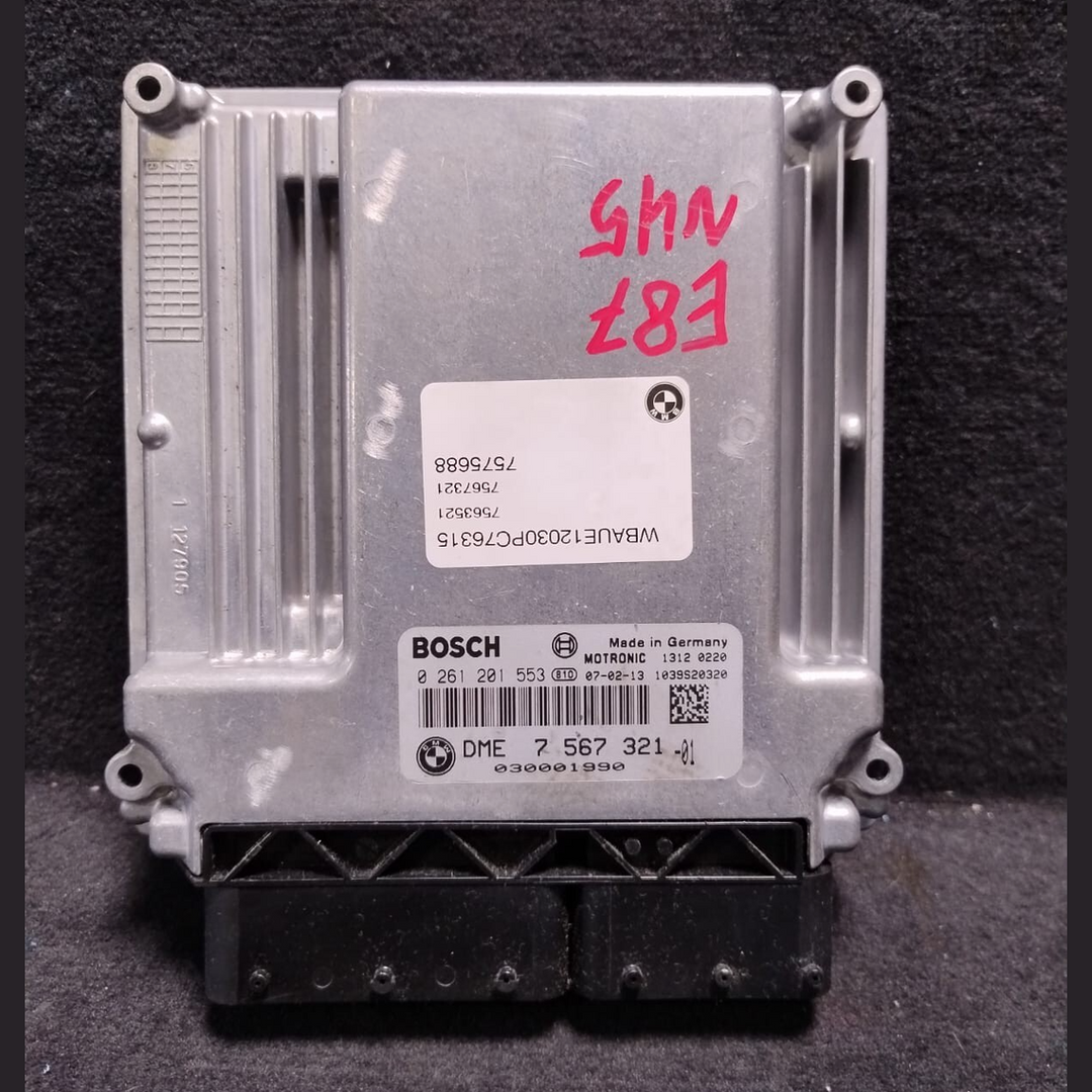 7567321 BMW 116i 316i E81 E87 E90 N45N ENGINE CONTROL UNIT ECU DME