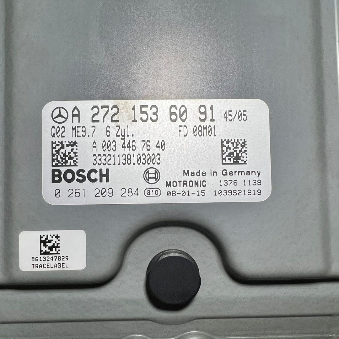06-09 Mercedes W211 CLK Engine Control Module Unit ECM ECU A272 1536091 OEM