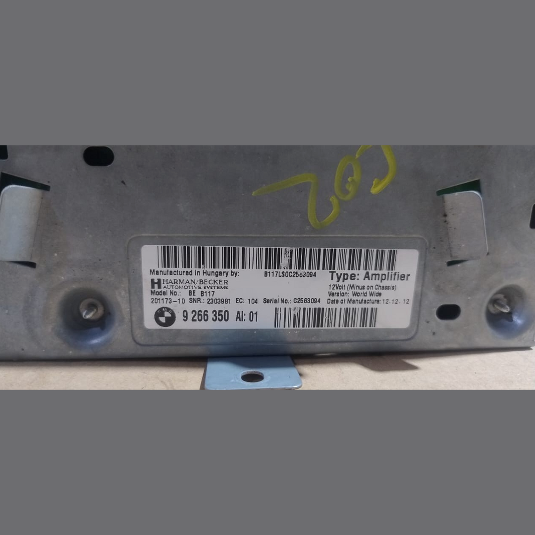 BMW 7 SERIES F01 F02 2013 HARMAN BECKER AUDIO SOUND SYSTEM AMPLIFIER AMP 9266350