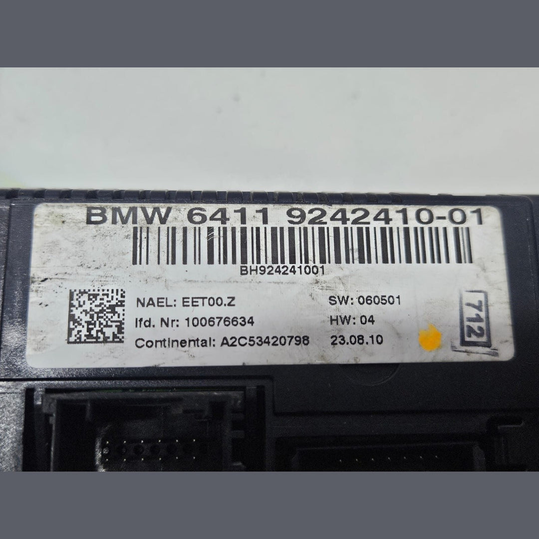 OEM 05-12 BMW E90 3 Series Climate Control Panel 9242410 