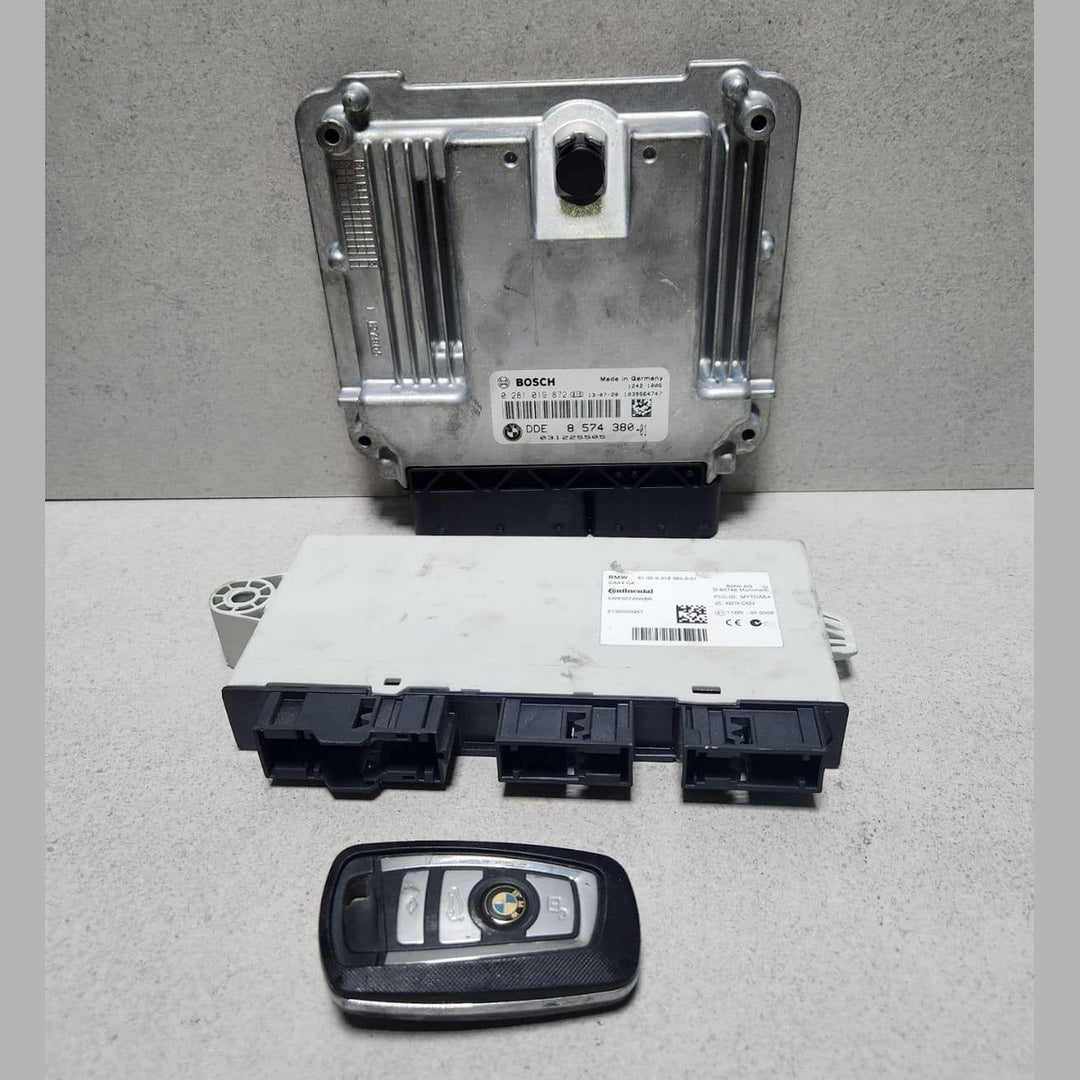 BMW Engine Control Unit DDE8574380 F10 F11 520D DIESEL X3 F25 ECU SET