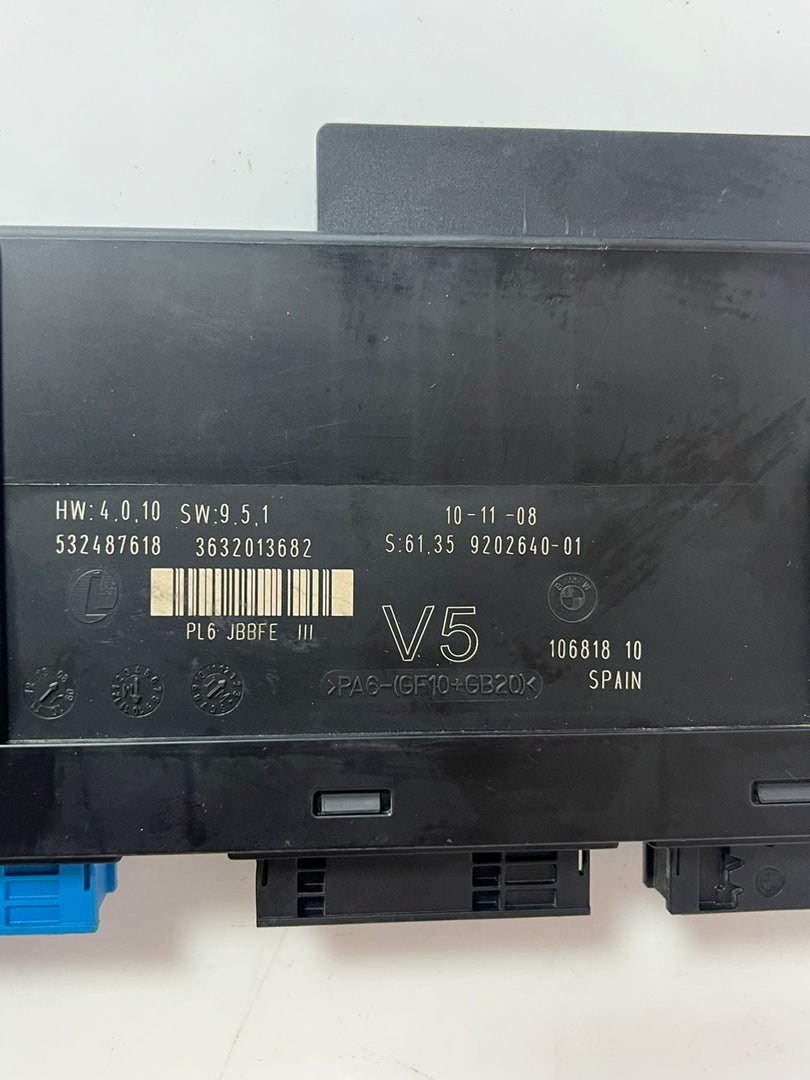  2009 BMW 7' F01 F02 740I 3.0 Diesel 180kw Body Comfort Control Unit 9202640