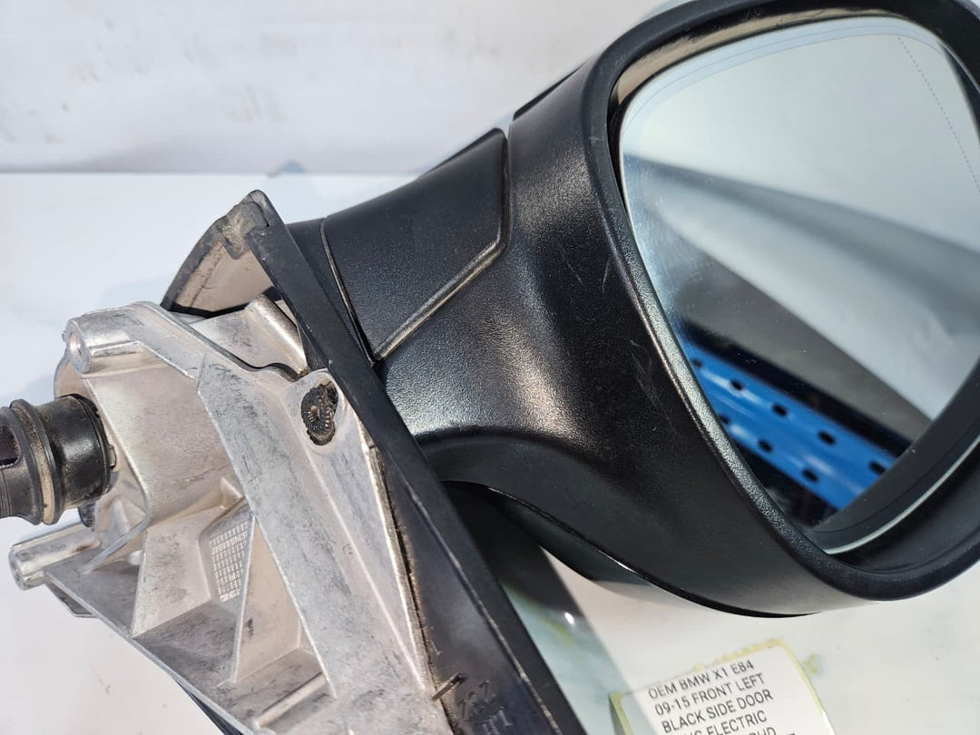 OEM BMW X1 E84 09-15 FRONT LEFT BLACK SIDE DOOR WING MIRROR LH-RHD 7216398