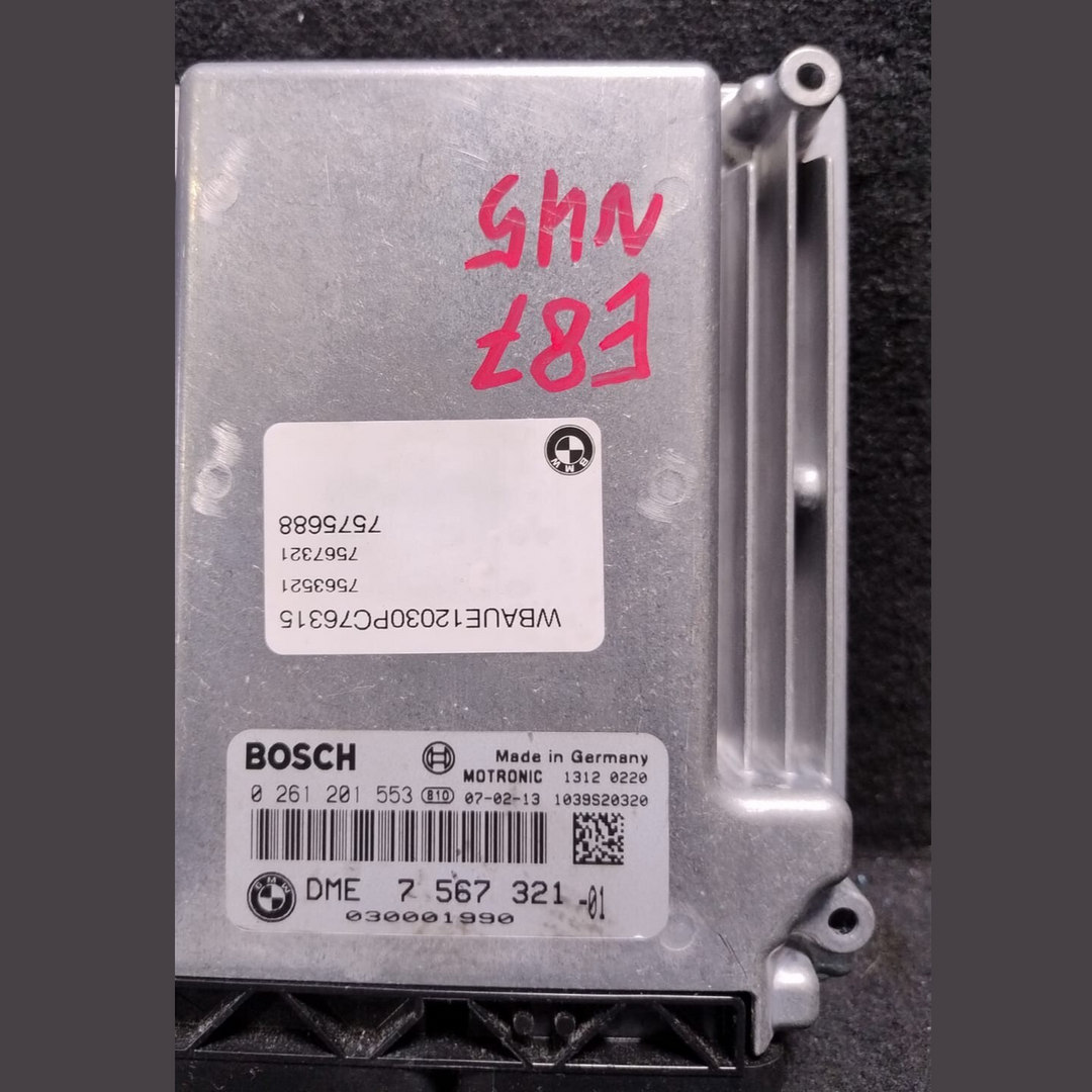 7567321 BMW 116i 316i E81 E87 E90 N45N ENGINE CONTROL UNIT ECU DME