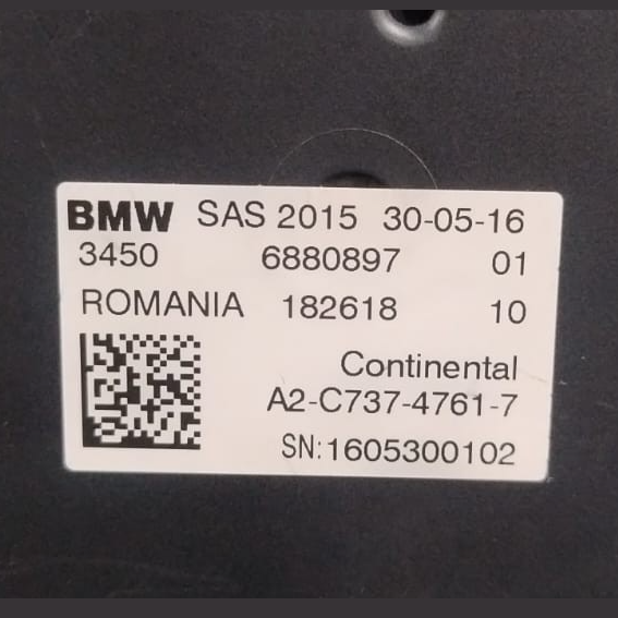 BMW G11 G12 7 ABS INTEGRATED CHASSIS MANAGEMENT CONTROL MODULE (ICM) 6880897