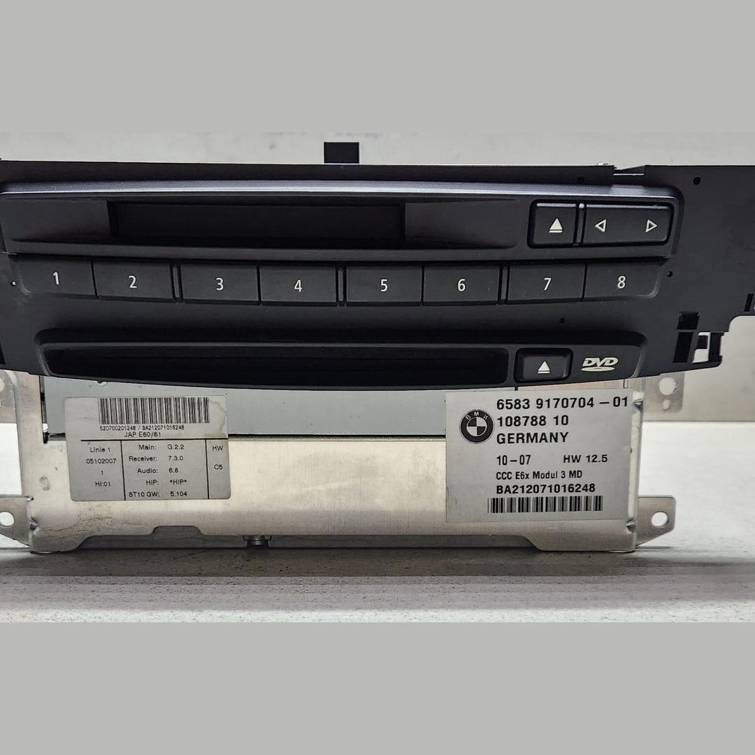 2005-2010 BMW 525i Ccc MD Radio Unit 9170704 E60 OEM 