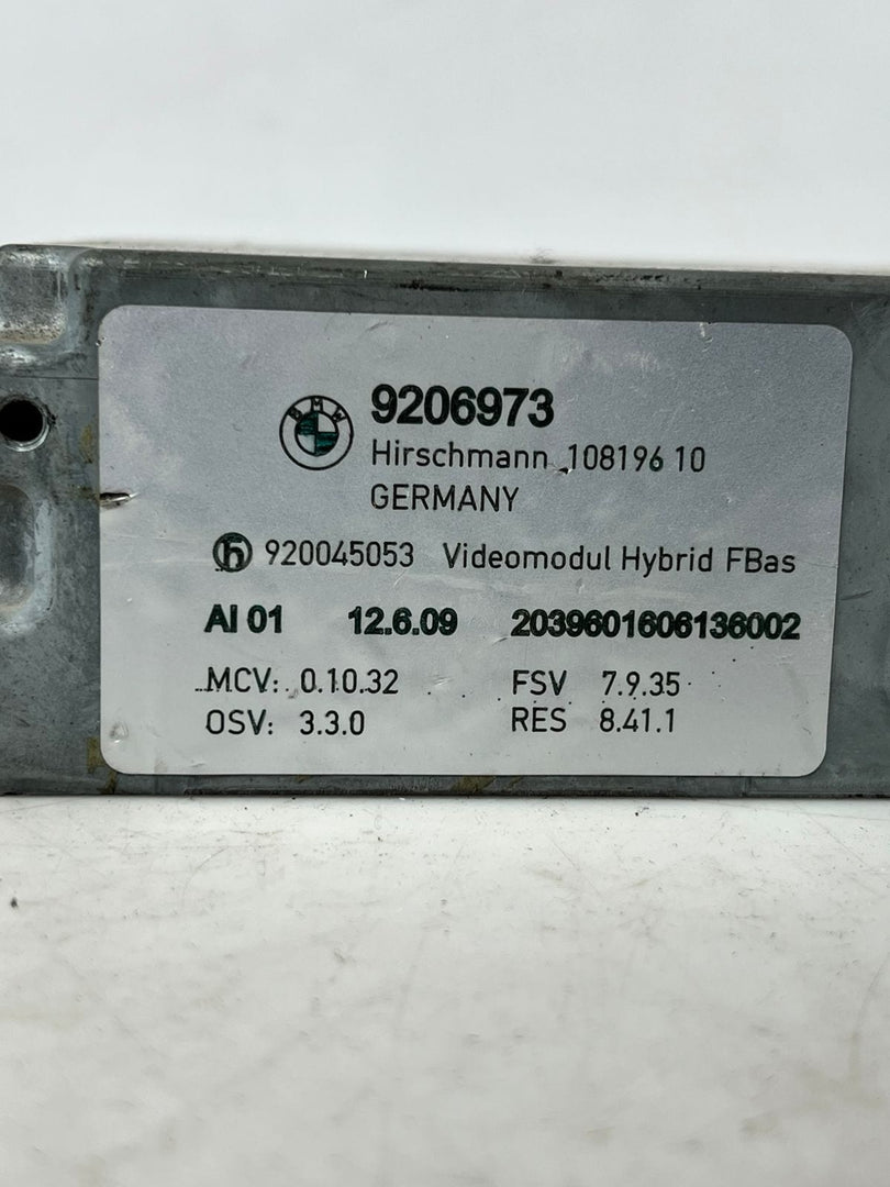 2009-2013 BMW 3' 5' 6' E90 E91 E60 E61 X5 E70 Video Control Module 9206973 OEM