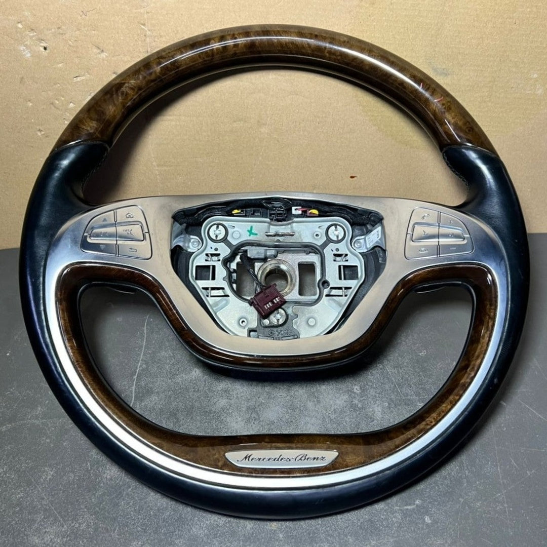 Mercedes W222 Steering Wheel Multi Function Sport Assembly With Paddle Shifts