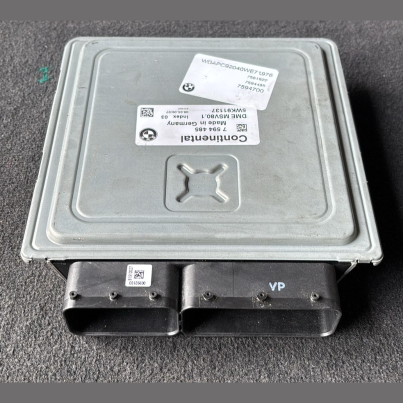 BMW E92 328XI AWD N51 MSV80.1 ECU DME CAS SCHLÜSSELEINHEIT SET OEM 7594485