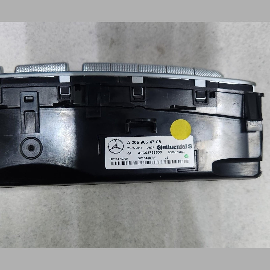 2014-2023 Mercedes-Benz C200 Climate Control Unit A2059054706