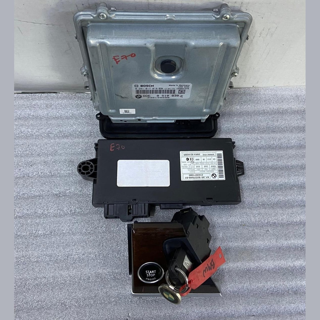 OEM BMW X5 E70 Engine Control Unit ECU SET 8510838 Diesel BOSCH
